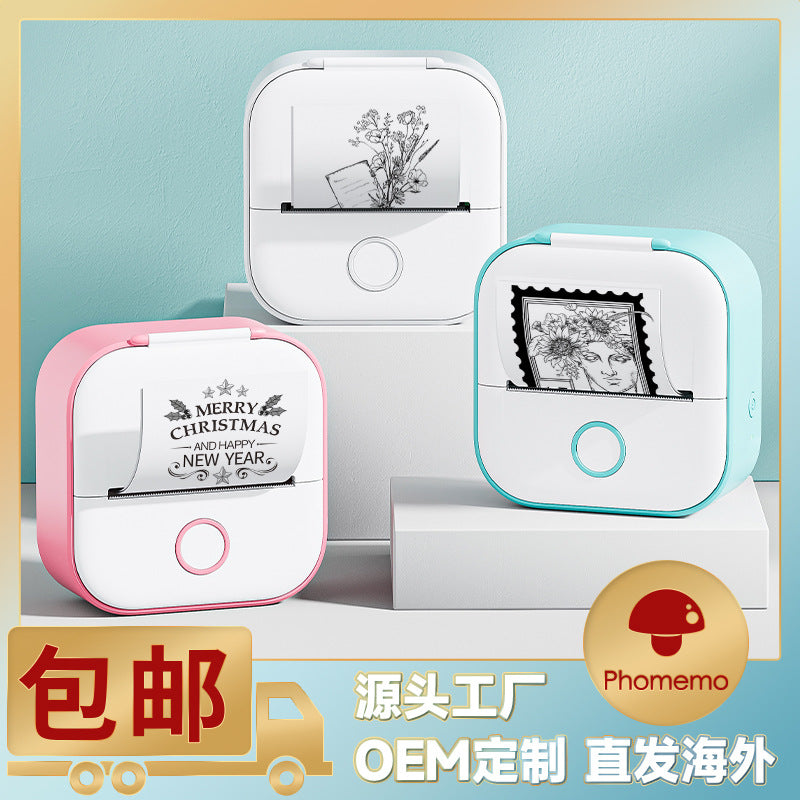 PhomemoT02 小型ミニサーマルラベルプリンター
